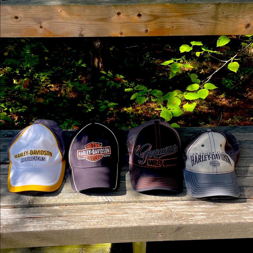 Set of 4 Harley Davidson Hats - NWOT Never worn